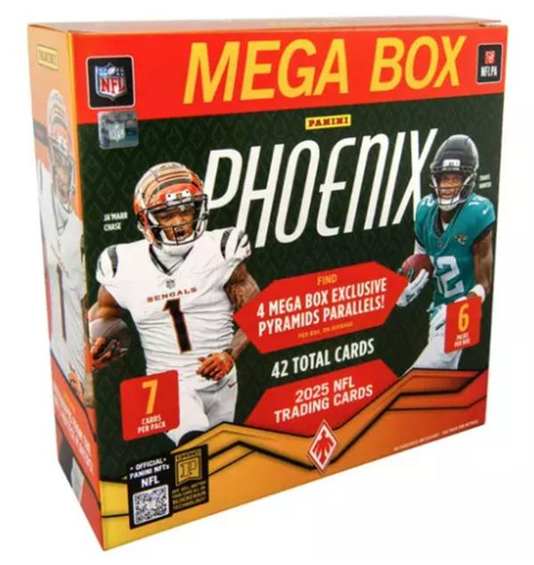 2025 Phoenix Football Mega Box (Lava Parallels)