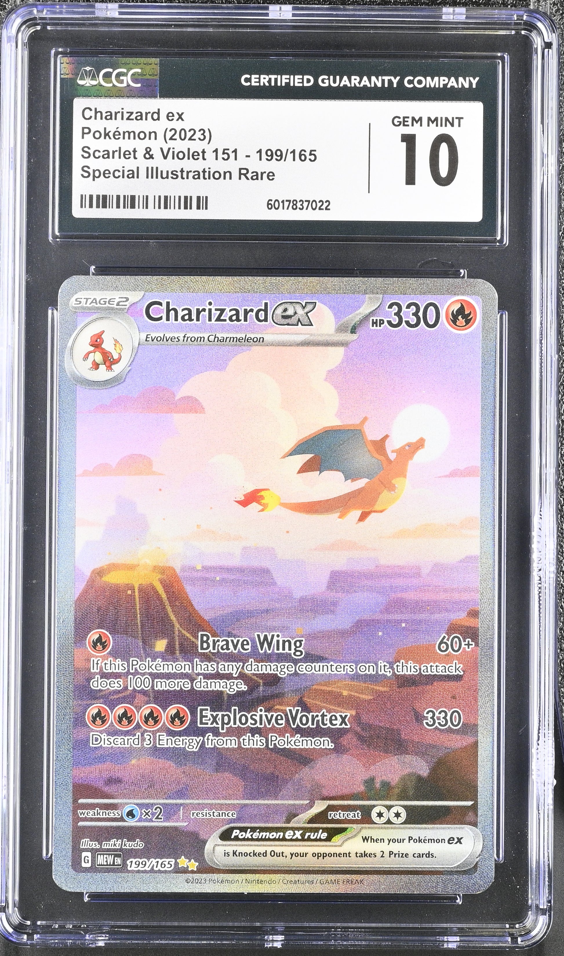 2023 Scarlet & Violet 151 199/165 Charizard ex CGC Special Illustration Rare 6017837022