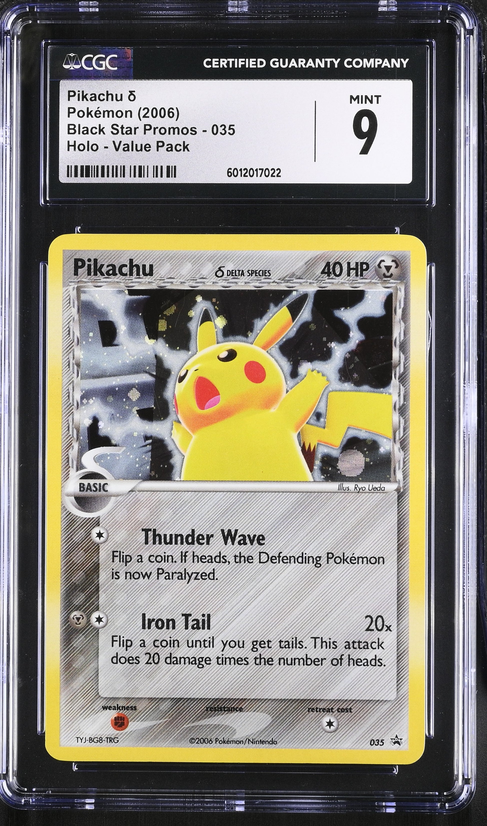 2006 Black Star Promos 035 Pikachu δ CGC Holo 6012017022