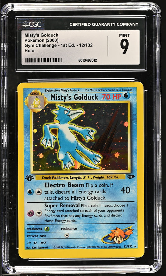 2000 Gym Challenge - 1st Ed. 12/132 Misty's Golduck CGC Holo 6010493012