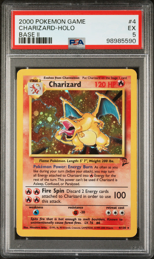 2000 Pokemon Game Base II 4 Charizard-Holo PSA 98985590