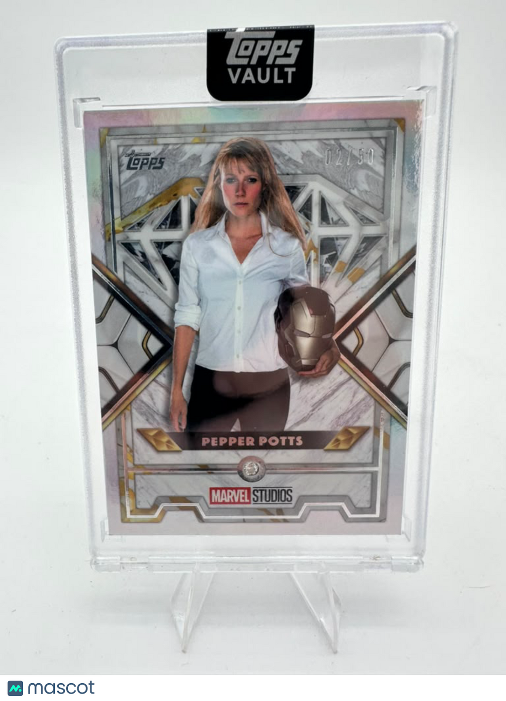 2026 Topps Marvel Vault Pepper Potts #MD-28 Diamond 02/50
