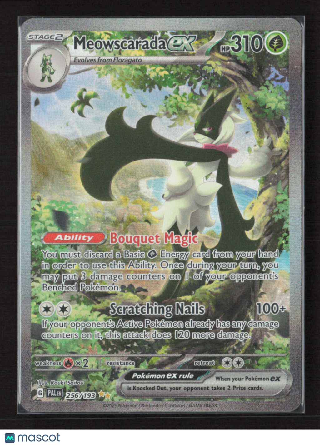 2023 Pokemon Meowscarada ex - 256/193 #256/193 Special Illustration Rare