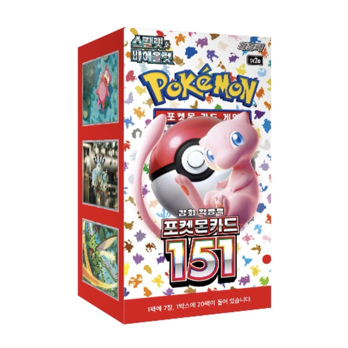 Pokemon TCG Korean Scarlet & Violet 151 Booster Box