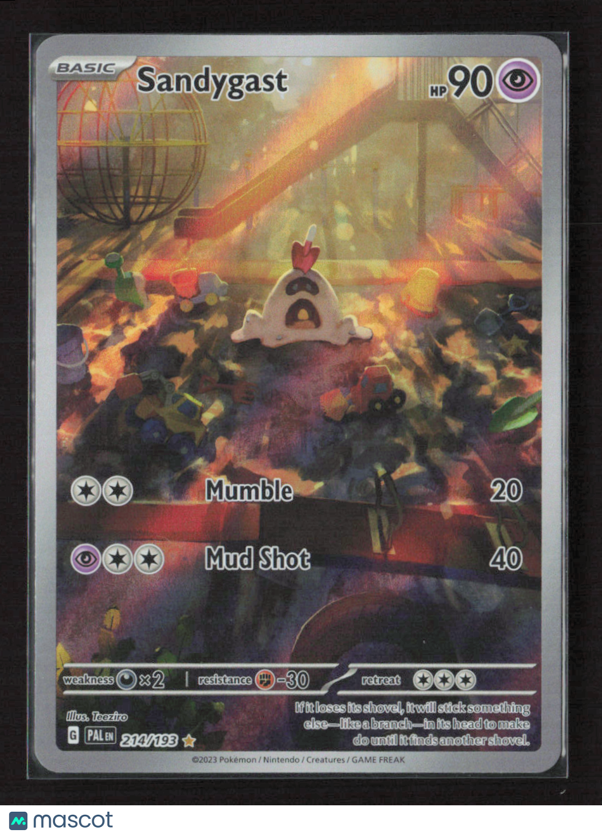 2023 Pokemon Sandygast - 214/193 #214/193 Illustration Rare