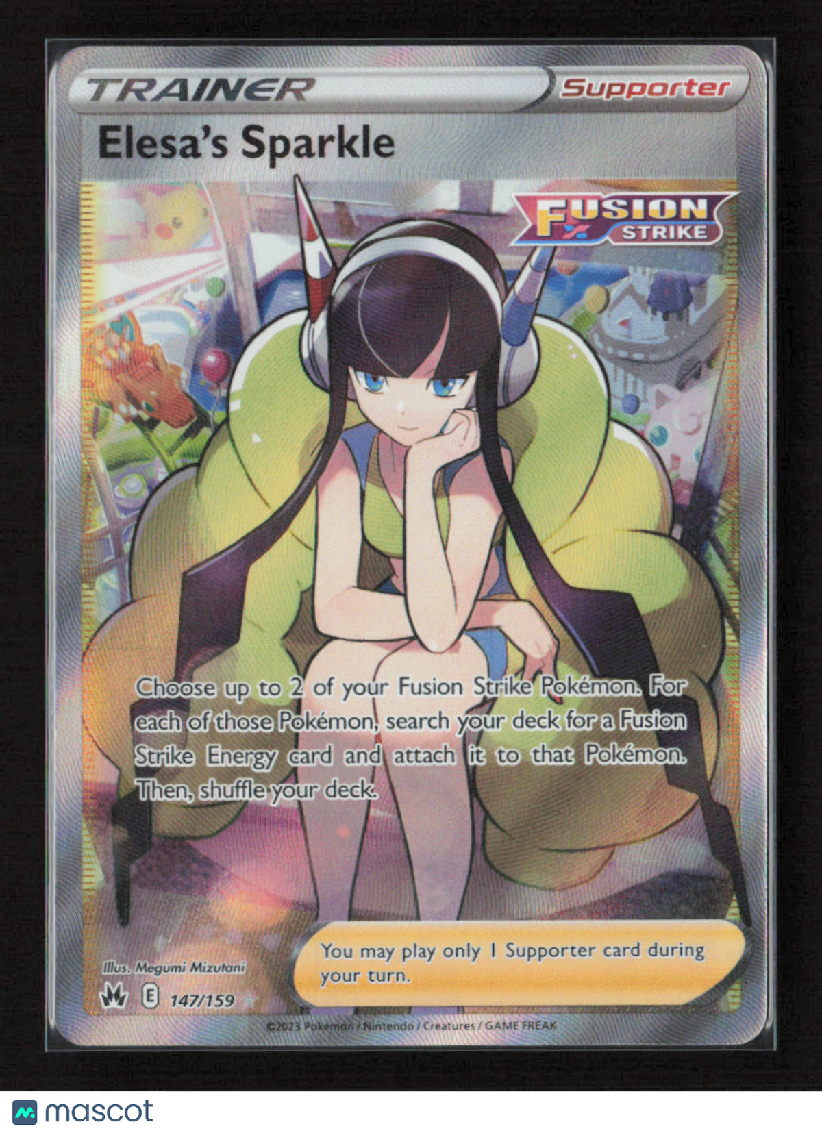 2023 Pokemon Elesa's Sparkle (Full Art) #147/159 Ultra Rare