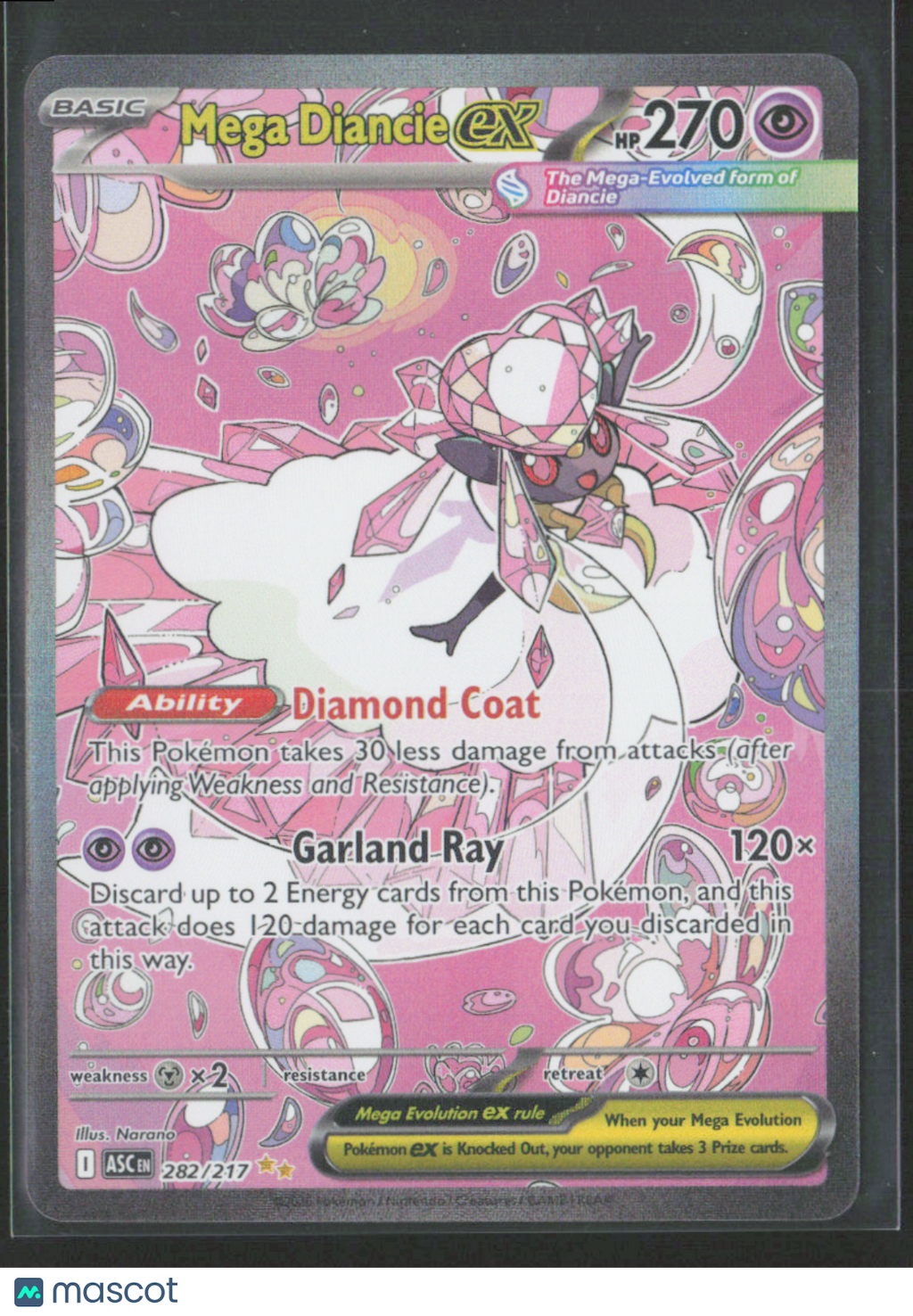 2026 Pokemon Mega Diancie ex - 282/217 #282/217 Special Illustration Rare
