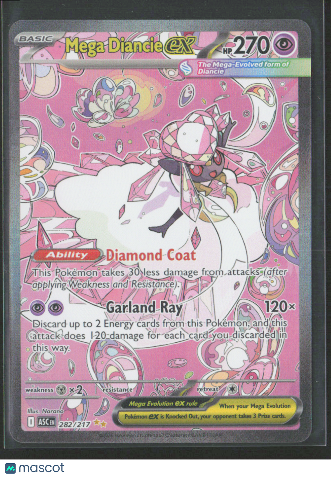 2026 Pokemon Mega Diancie ex - 282/217 #282/217 Special Illustration Rare