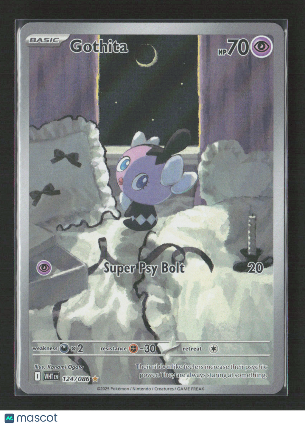 2025 Pokemon Gothita - 124/086 #124/086 Illustration Rare