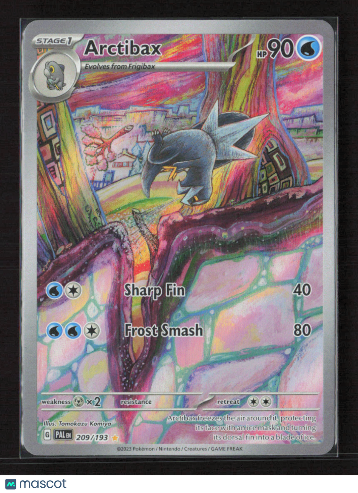 2023 Pokemon Arctibax - 209/193 #209/193 Illustration Rare