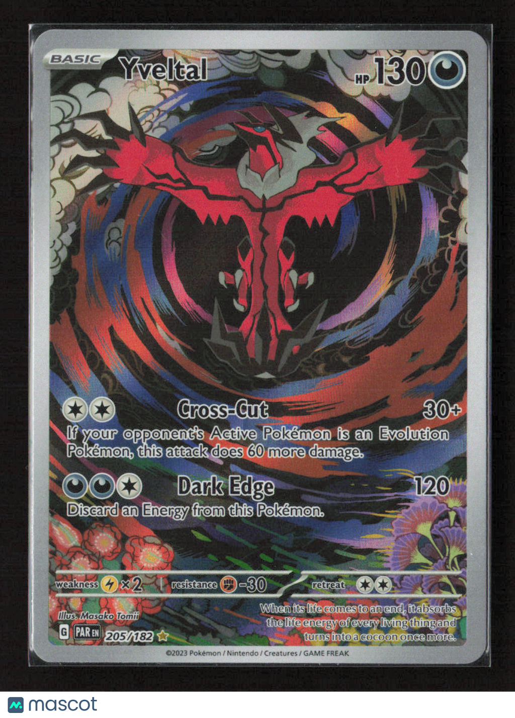 2023 Pokemon Yveltal - 205/182 #205/182 Illustration Rare