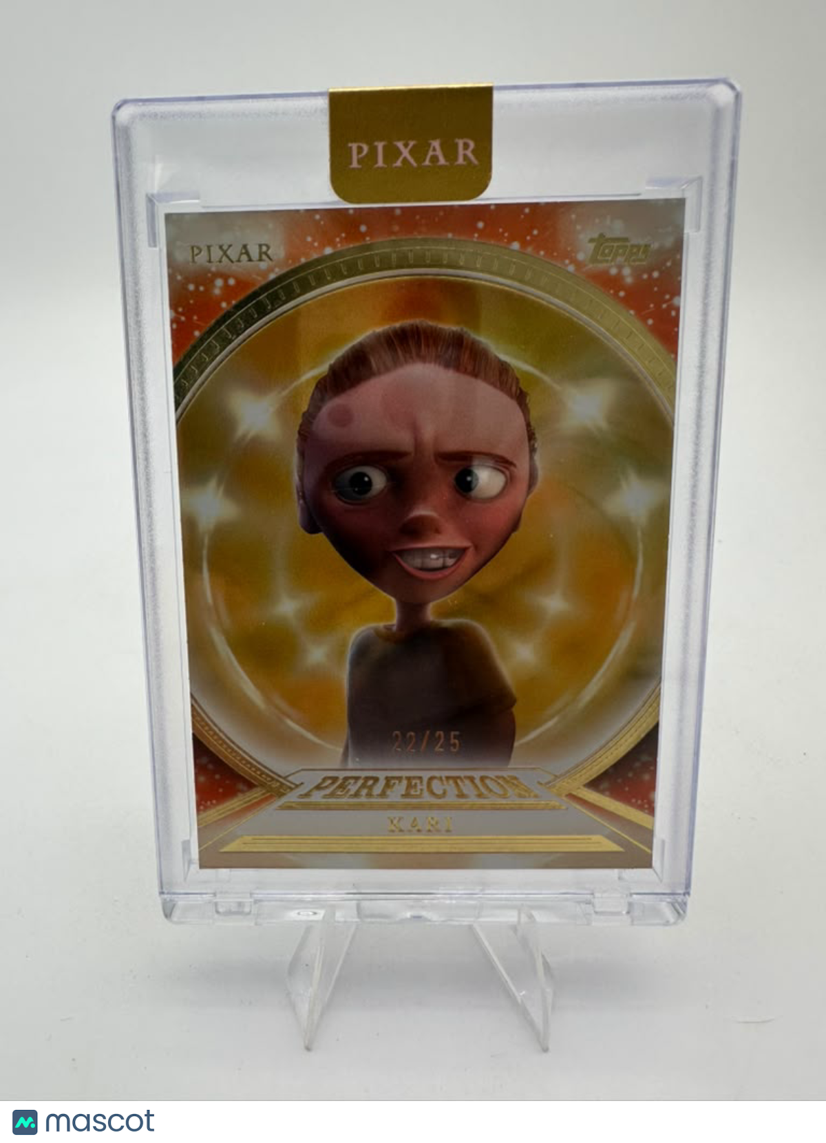2025 Topps Chrome Disney Pixar Gold Kari Orange 22/25 Insert #PP-31