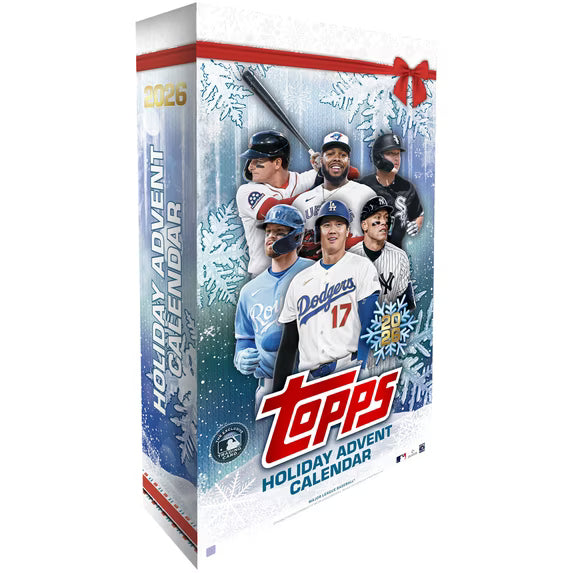 2026 Topps Holiday Baseball Trading Cards Countdown Calendar