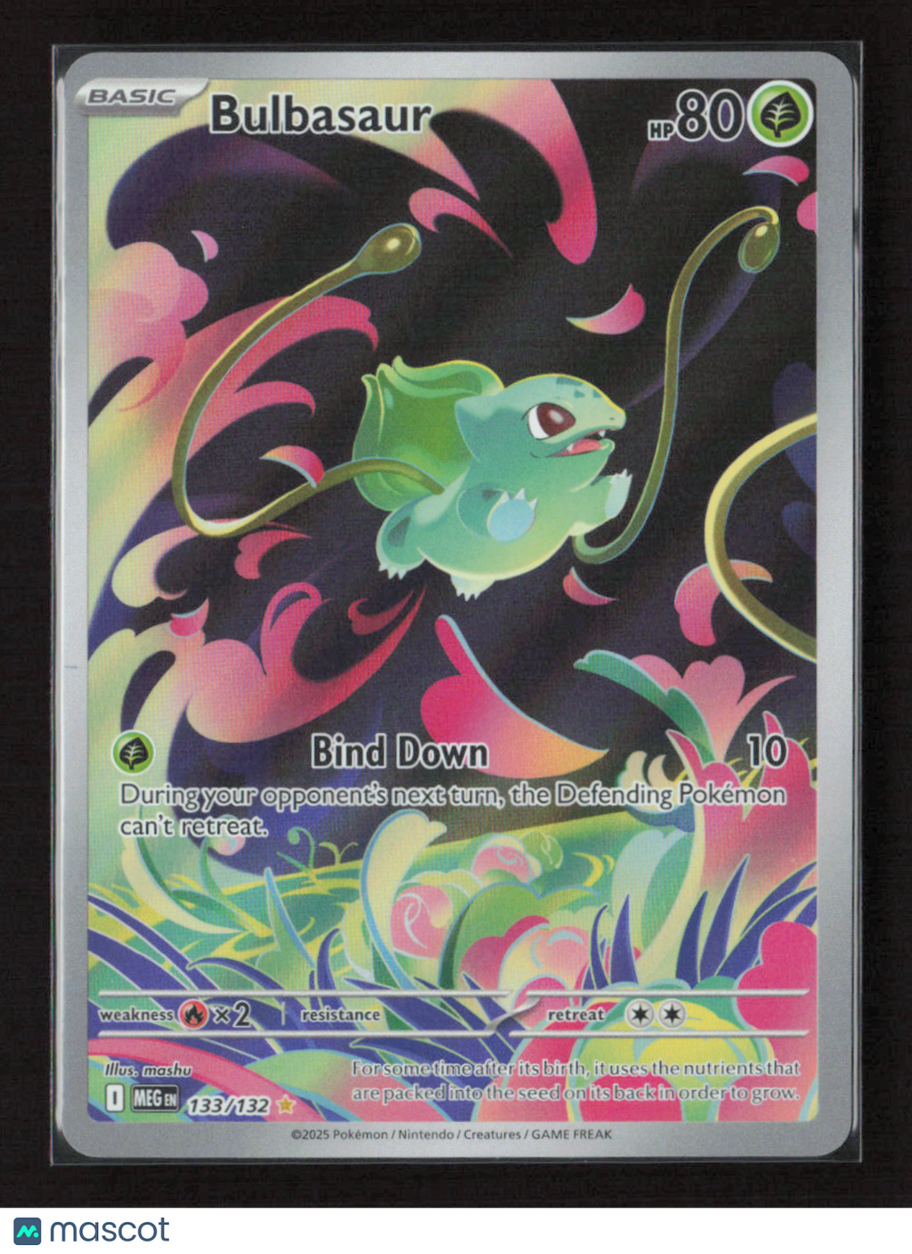 2025 Pokemon Bulbasaur - 133/132 #133/132 Illustration Rare