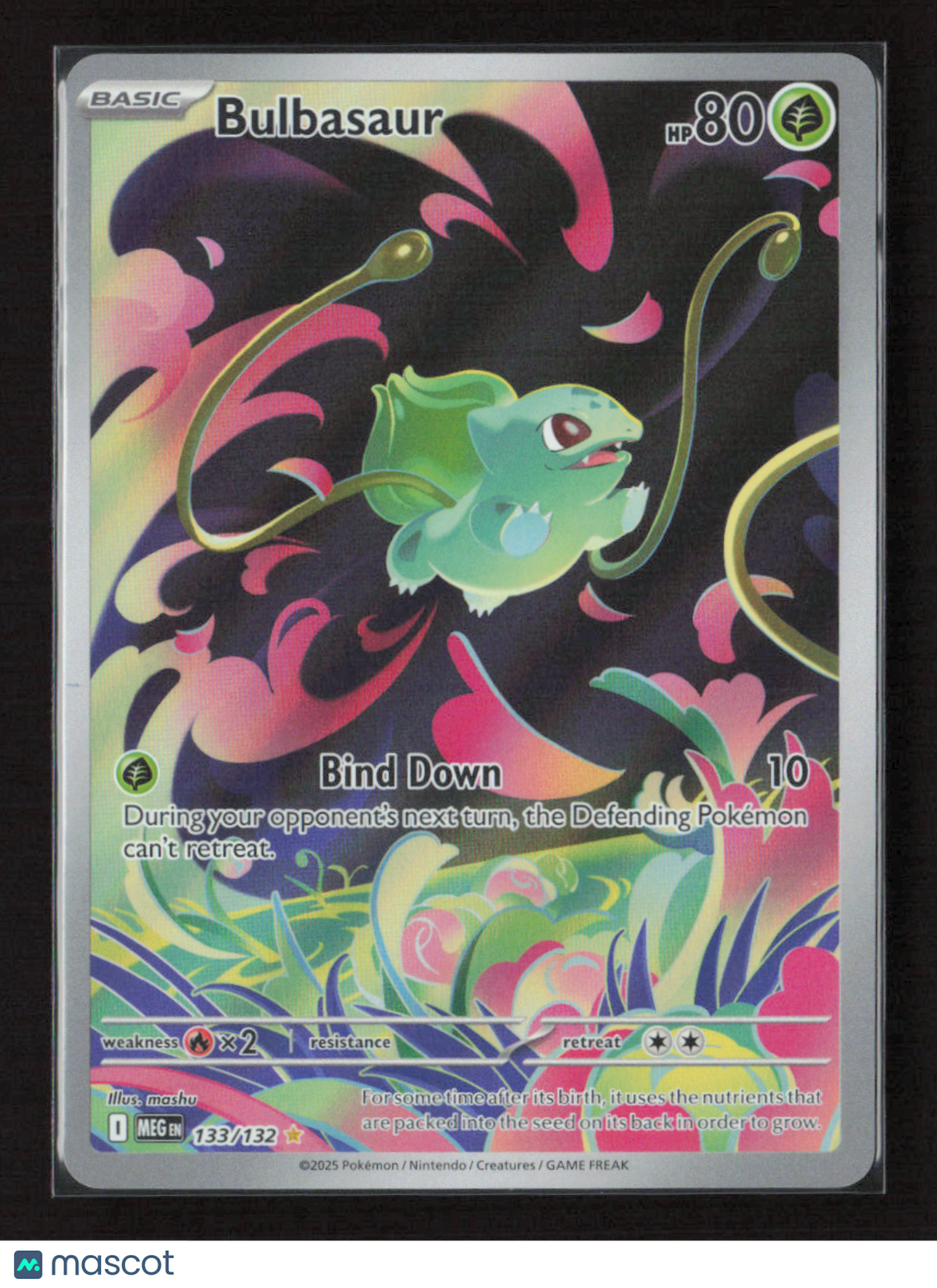 2025 Pokemon Bulbasaur - 133/132 #133/132 Illustration Rare