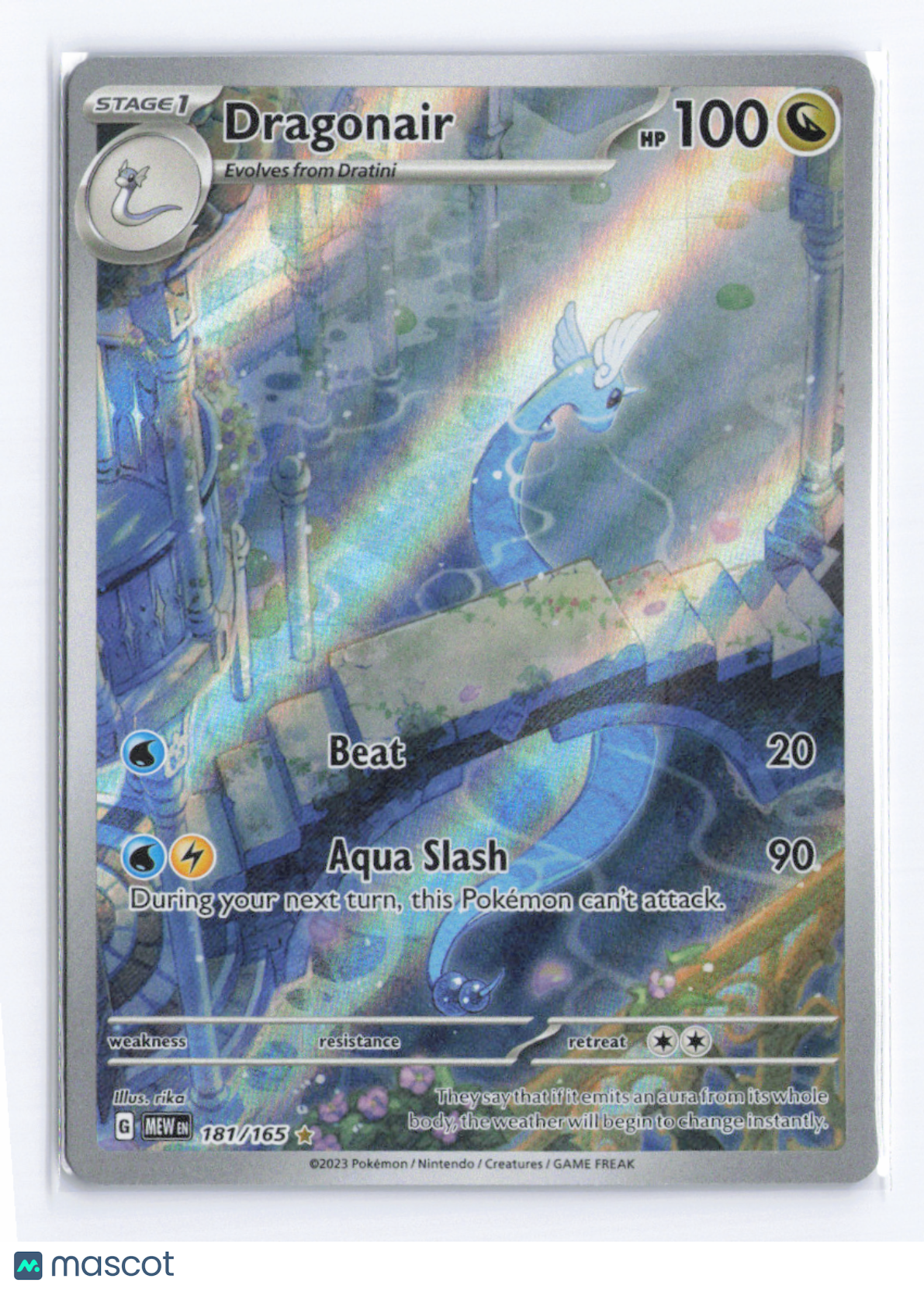2023 Pokemon Dragonair #181/165 FA