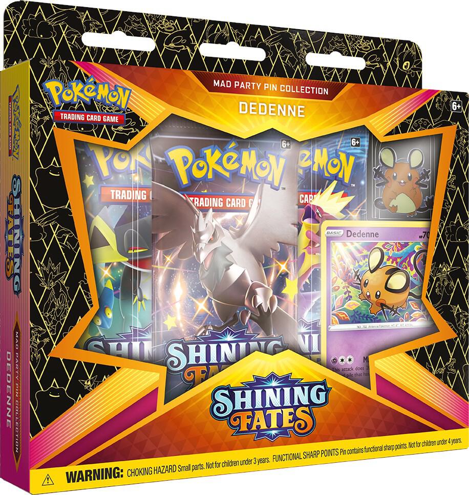 Pokemon TCG: Shining Fates Mad Party Pin Collection