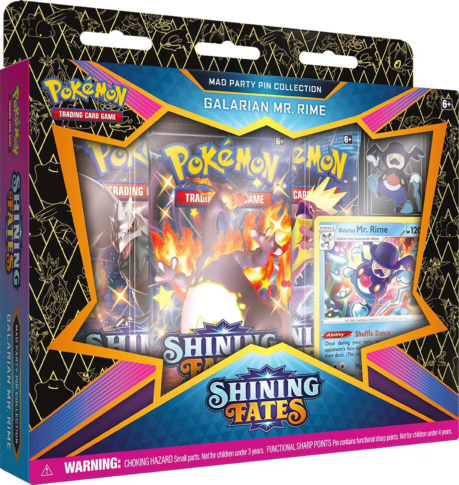 Pokemon TCG: Shining Fates Mad Party Pin Collection