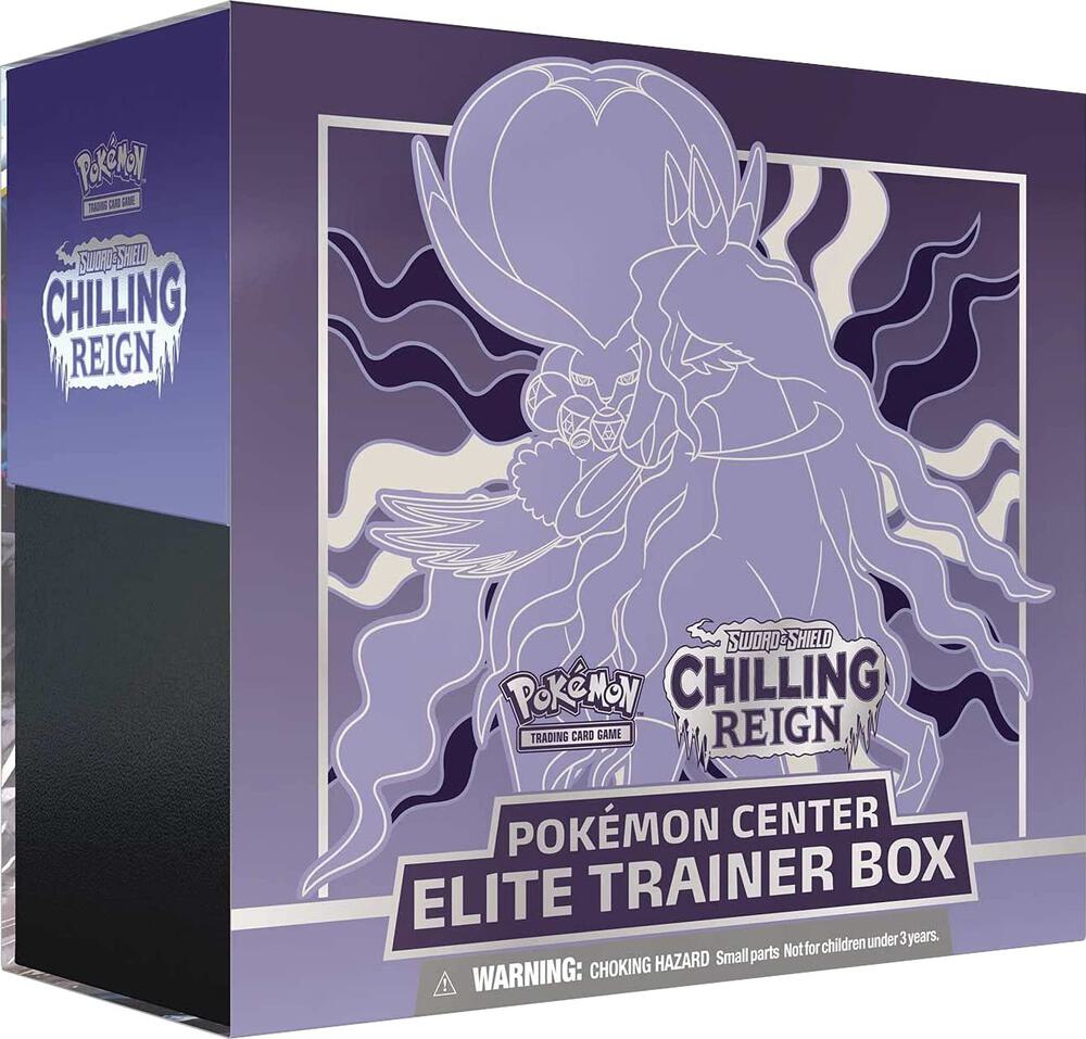 Pokemon TCG: SWSH06 Chilling Reign Pokemon Center Elite Trainer Box (Set of 2)