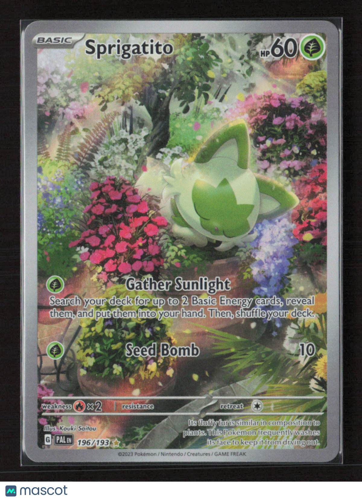2023 Pokemon Sprigatito - 196/193 #196/193 Illustration Rare