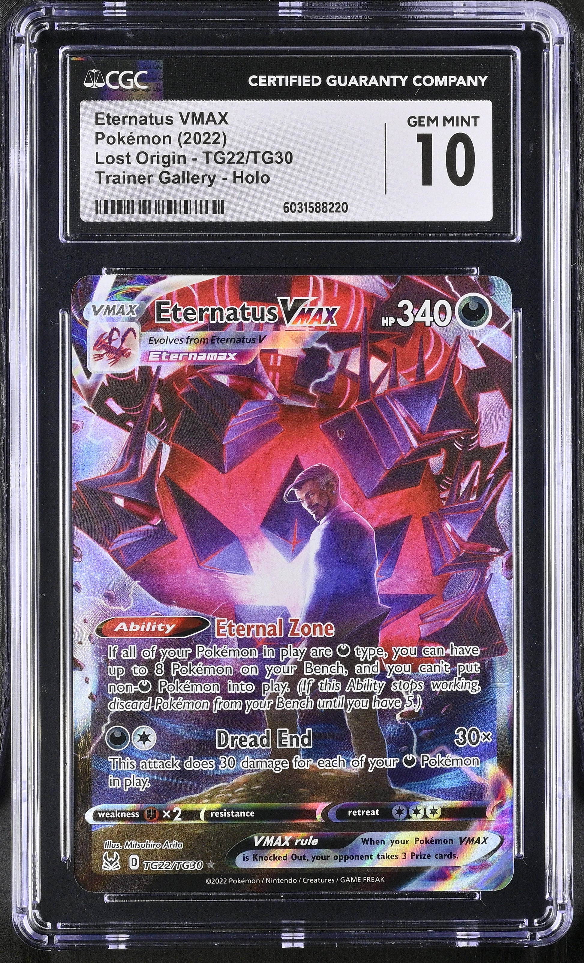 Eternatus VMAX TG22/TG30 2022 Lost Origin CGC 10 6031588220