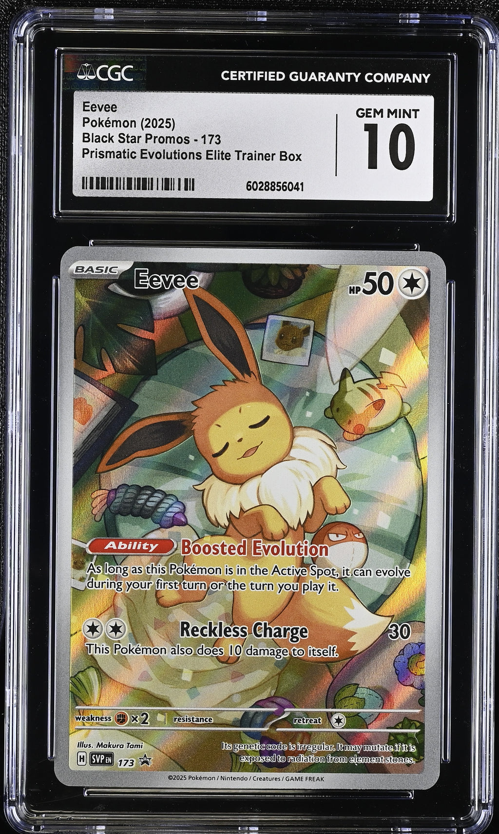 Eevee 173 2025 Black Star Promos CGC 10 6028856041