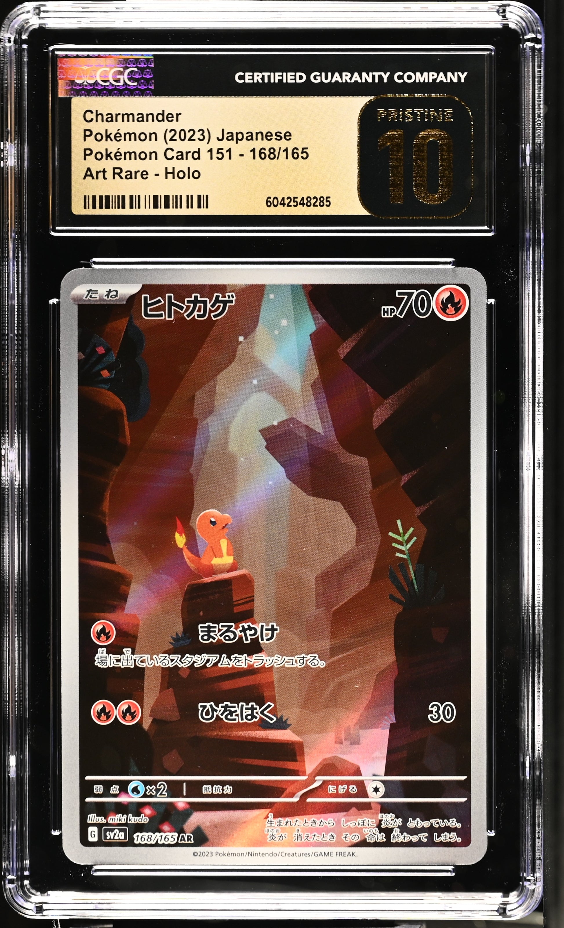 Charmander 168/165 2023 Pok^mon Card 151 10 6042548285