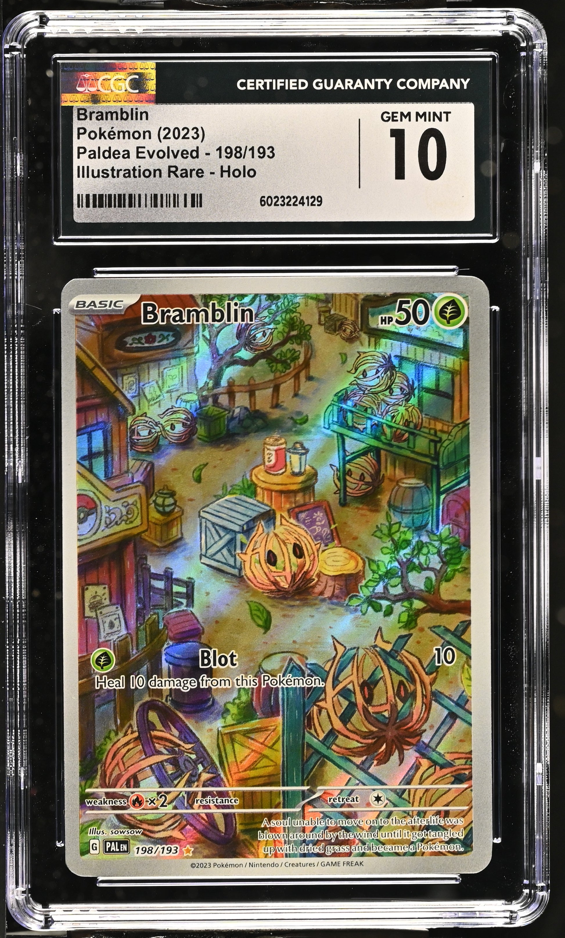 Bramblin 198/193 2023 Paldea Evolved CGC 10 6023224129
