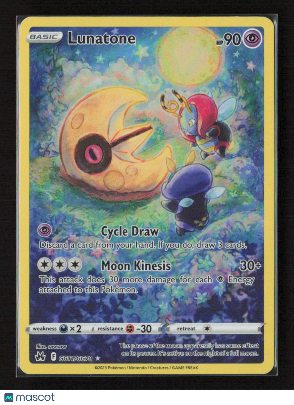 2023 Pokemon Lunatone #GG11/GG70 Ultra Rare