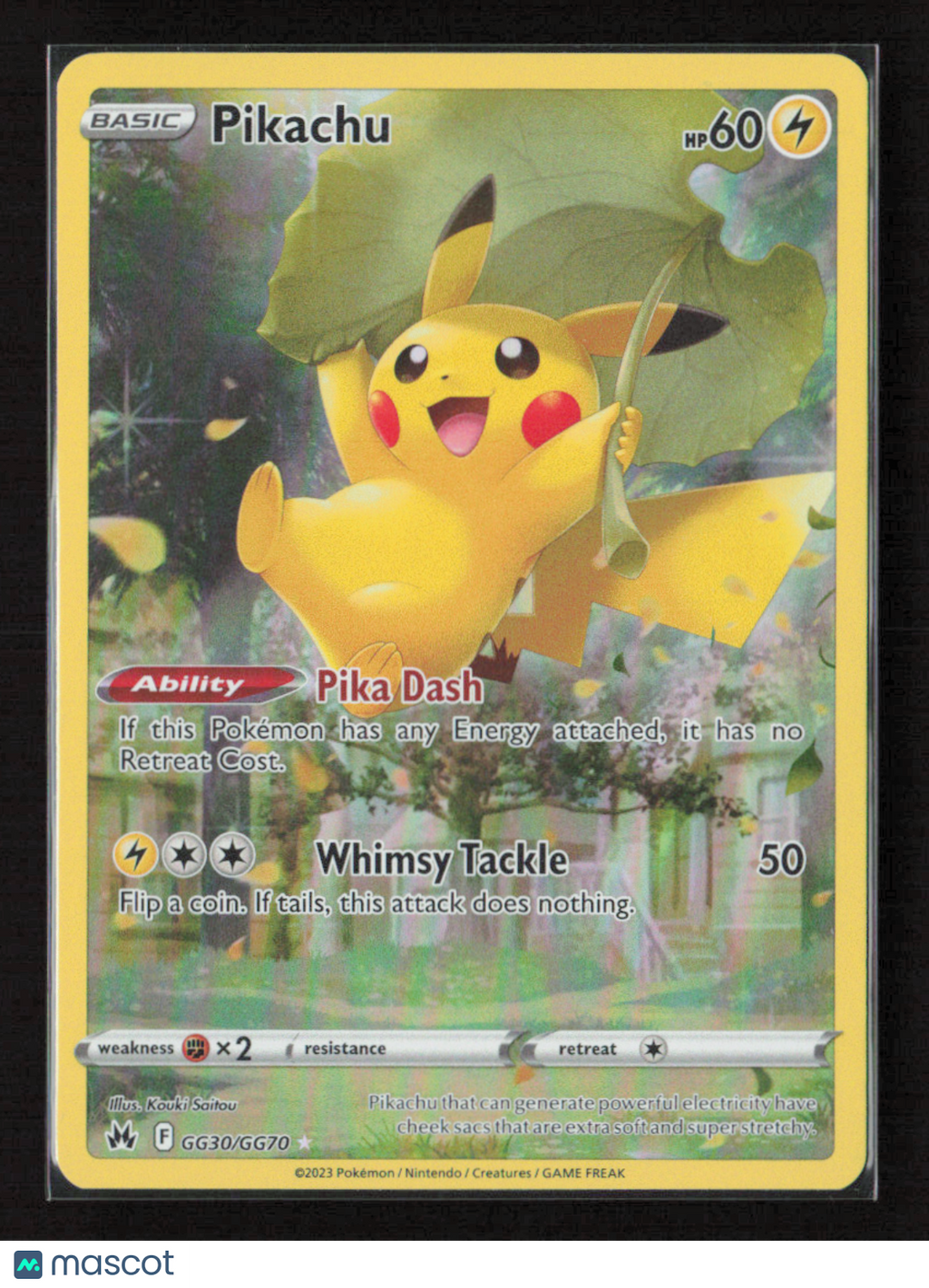 2023 Pokemon Pikachu #GG30/GG70 Ultra Rare