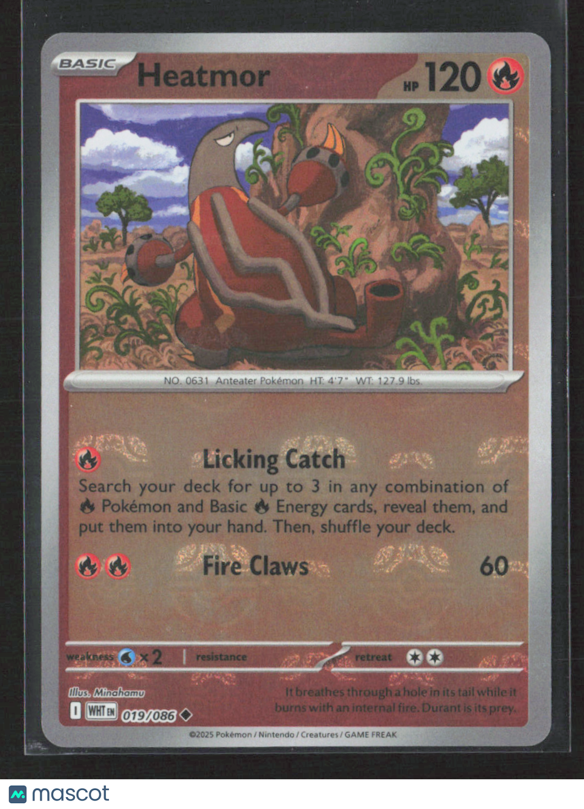2025 Pokemon Heatmor #19/86