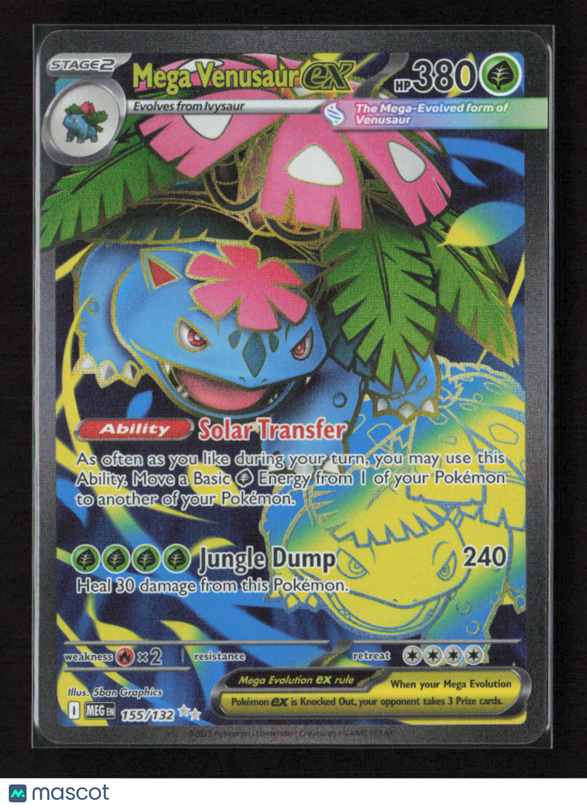 2025 Pokemon Mega Venusaur ex - 155/132 #155/132 Ultra Rare
