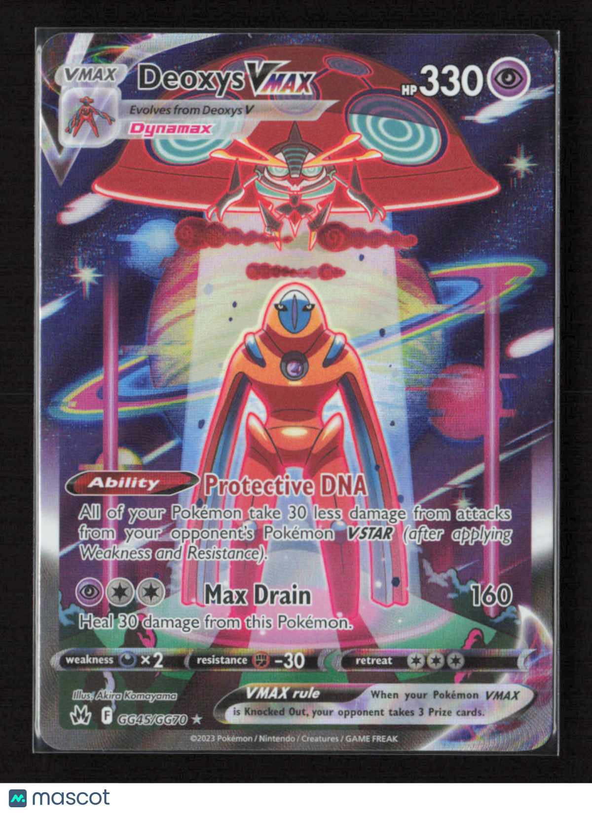 2023 Pokemon Deoxys VMAX #GG45/GG70 Ultra Rare