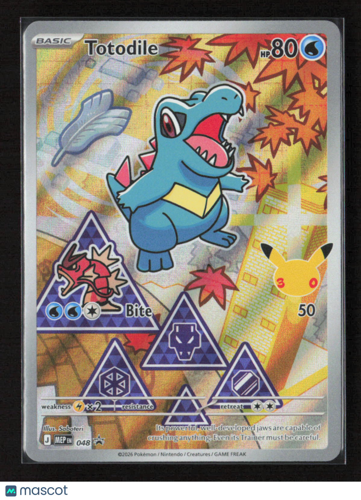 2026 Pokemon Totodile - 048 #48 Promo