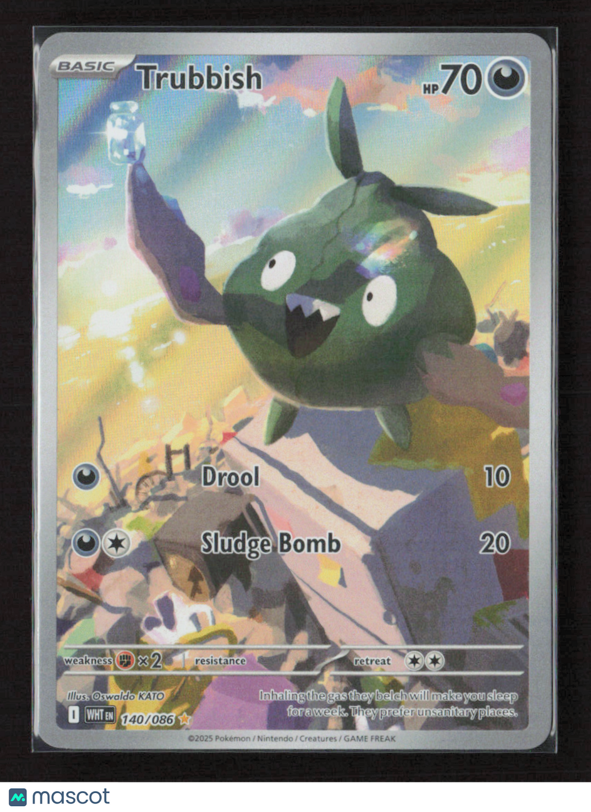 2025 Pokemon Trubbish - 140/086 #140/086 Illustration Rare
