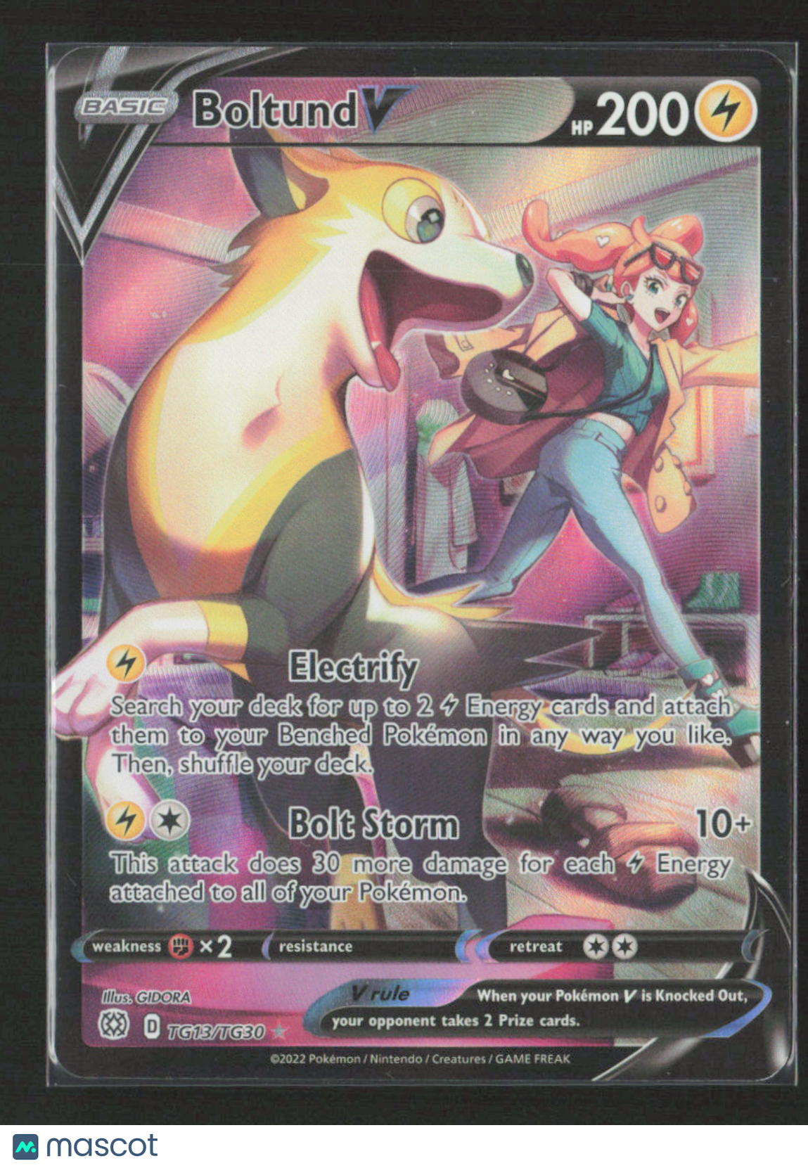 2022 Pokemon Boltund V #TG13/TG30 Ultra Rare