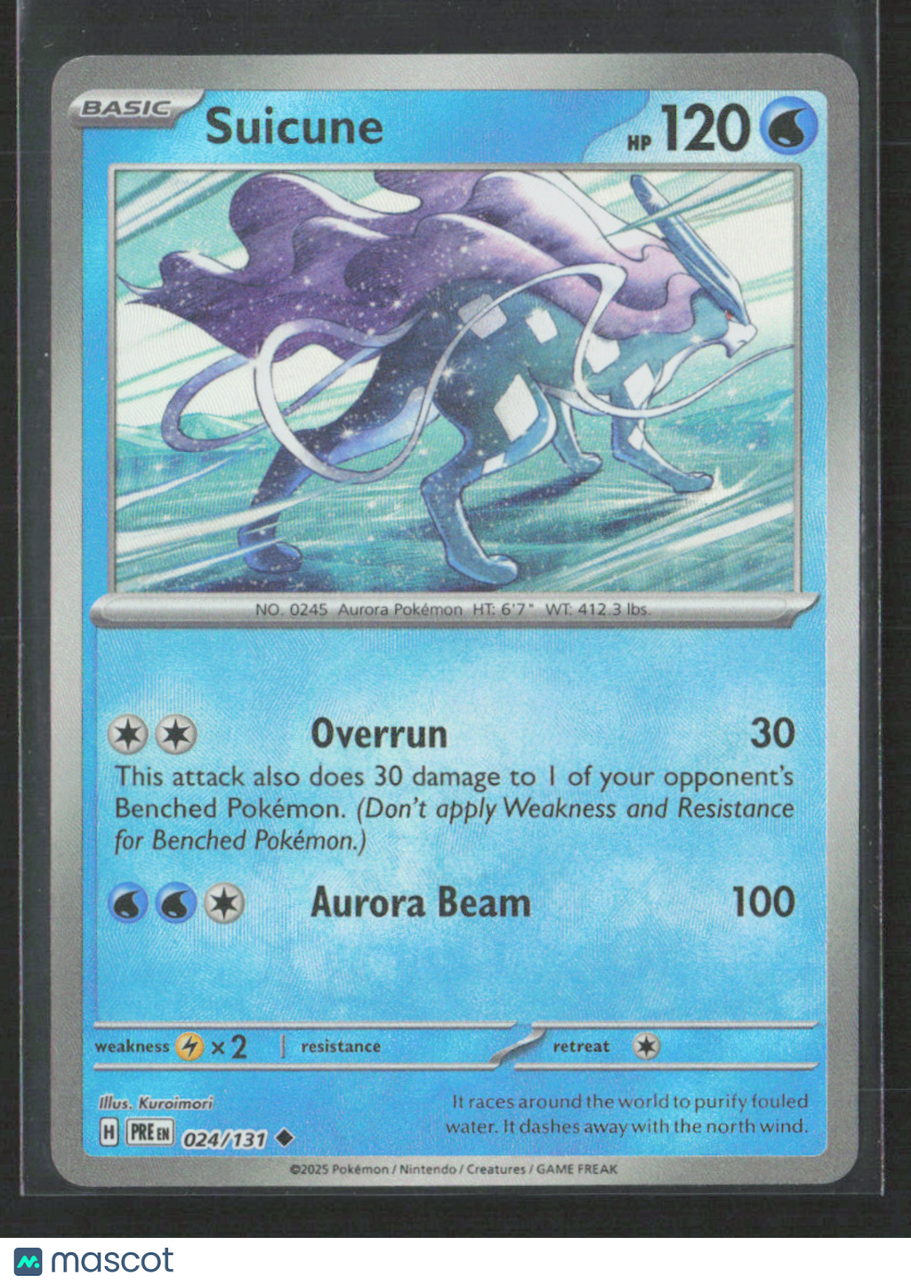 2025 Pokemon Suicune #24/131