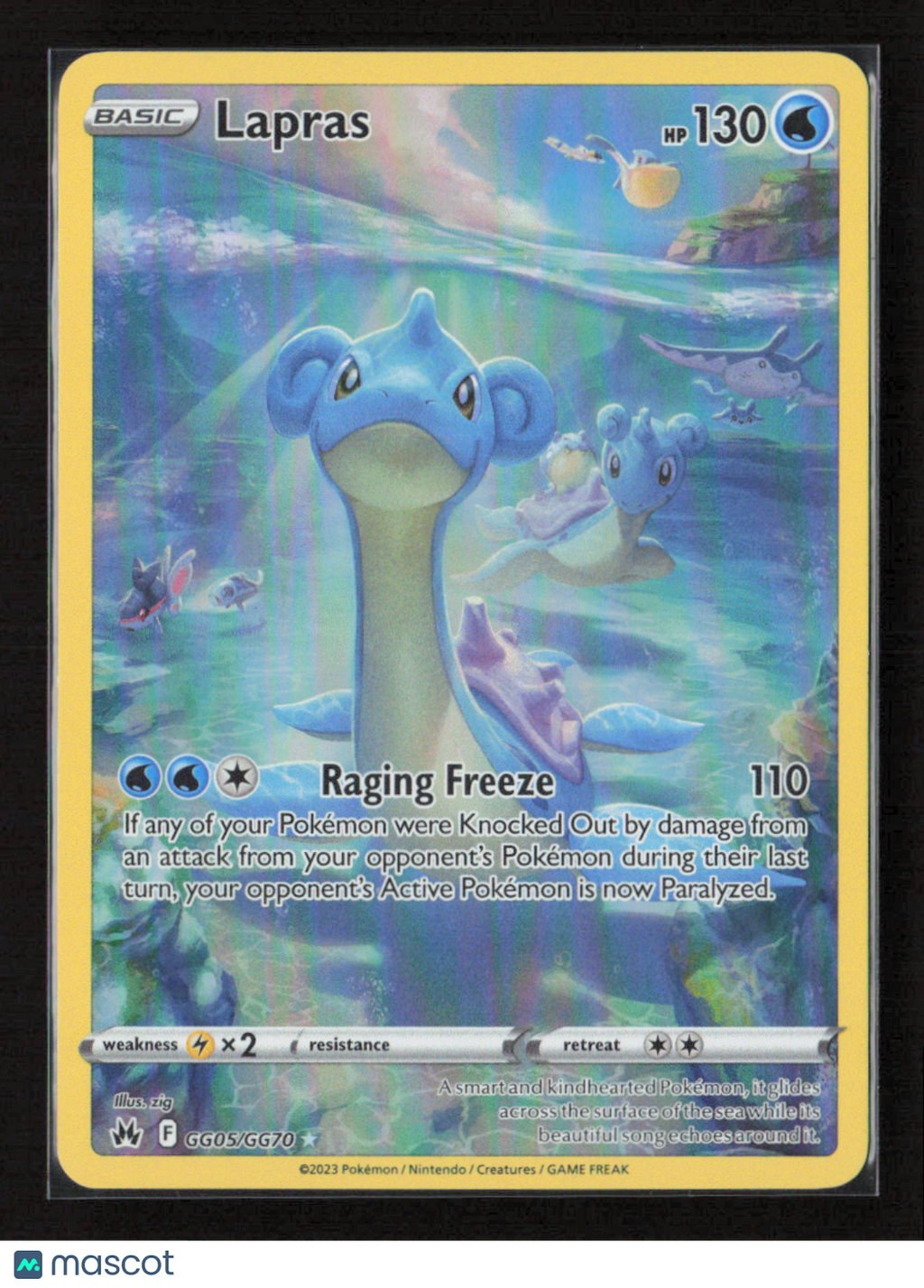 2023 Pokemon Lapras #GG05/GG70 Ultra Rare