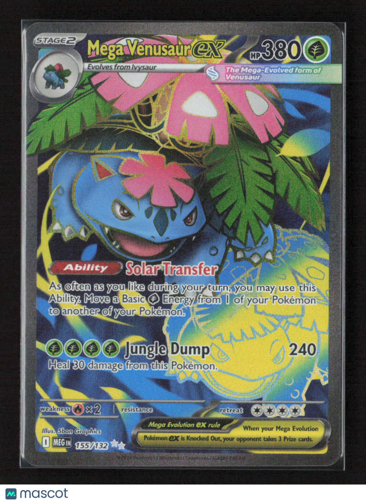2025 Pokemon Mega Venusaur ex - 155/132 #155/132 Ultra Rare