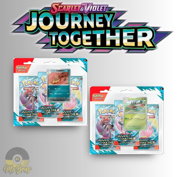 *PRE-ORDER* Pokemon TCG: Scarlet & Violet SV09 Journey Together 3-Pack Blister (1)