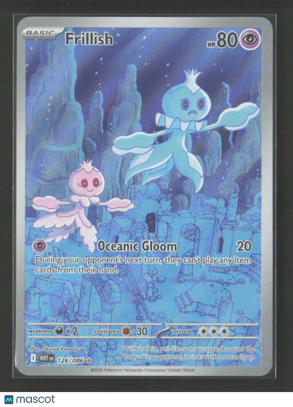 2025 Pokemon Frillish - 126/086 #126/086 Illustration Rare