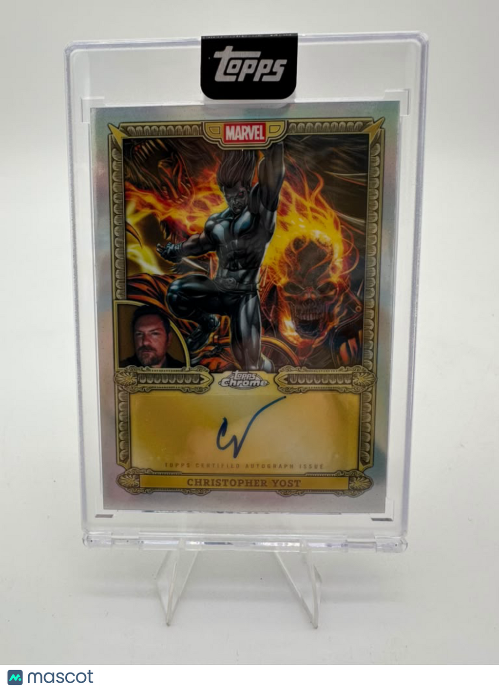 2026 Topps Chrome Marvel Mint Christopher Yost #CA-CY Autograph