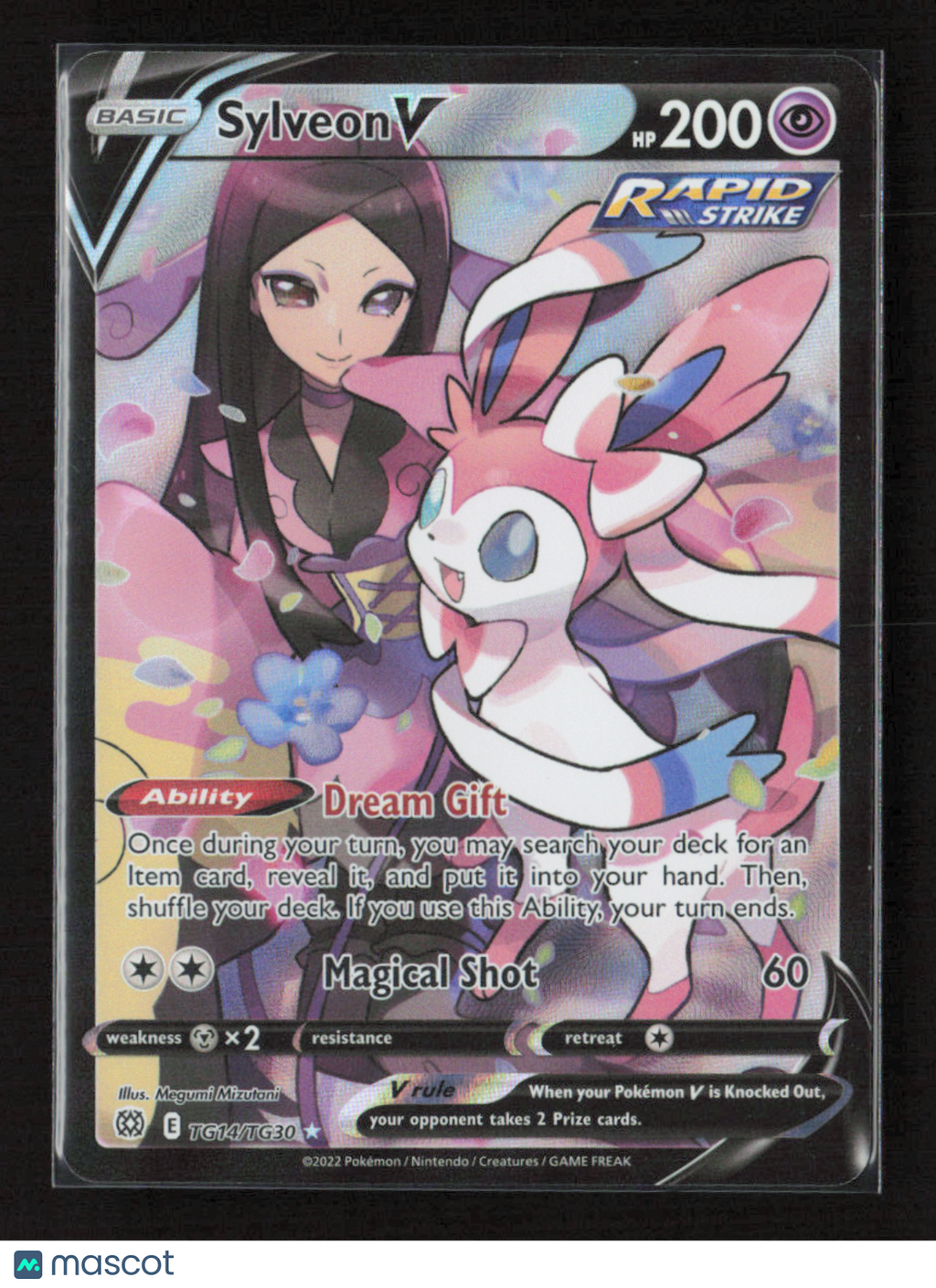 2022 Pokemon Sylveon V #TG14/TG30 Ultra Rare