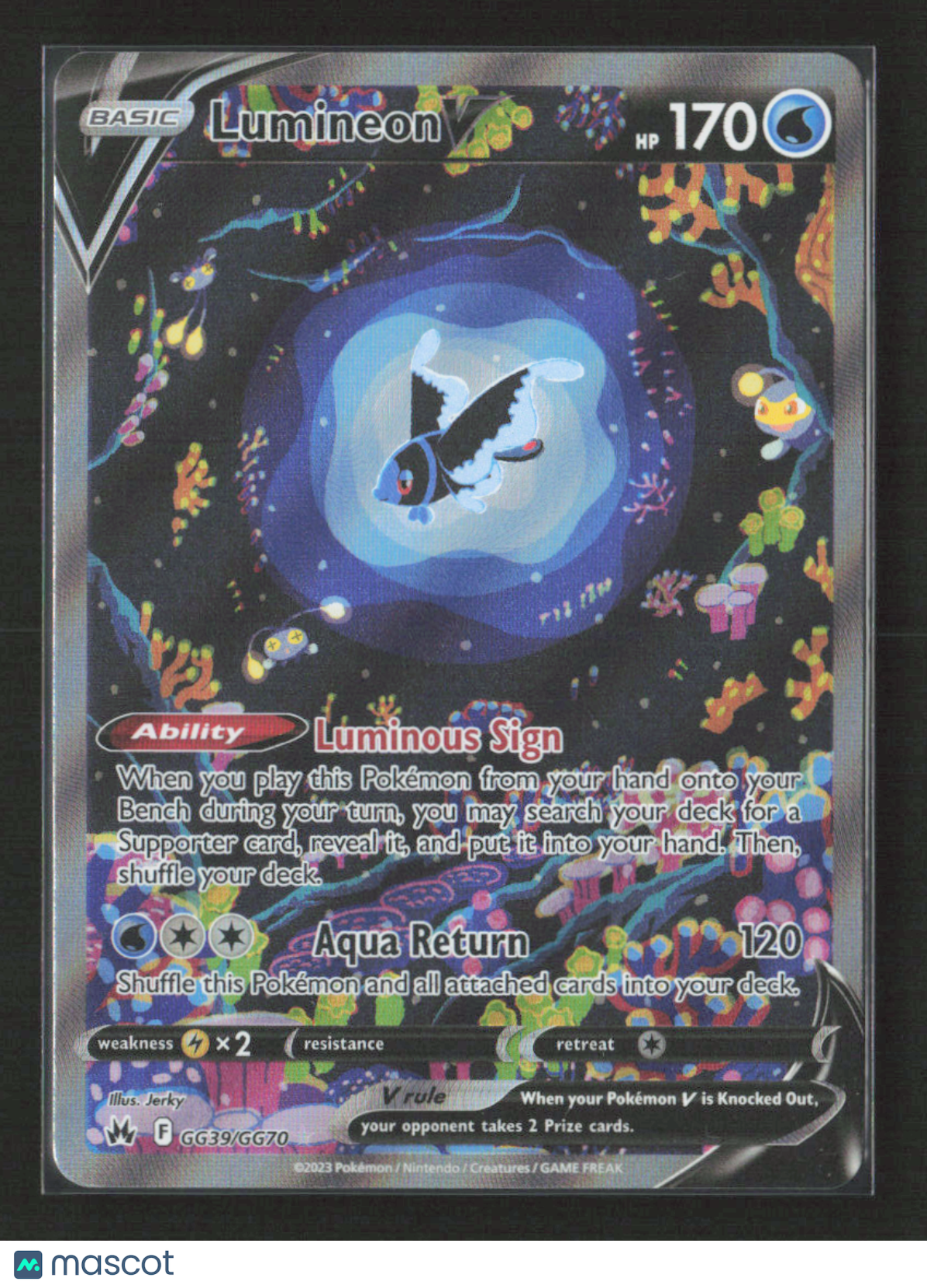 2023 Pokemon Lumineon V #GG39/GG70 Ultra Rare