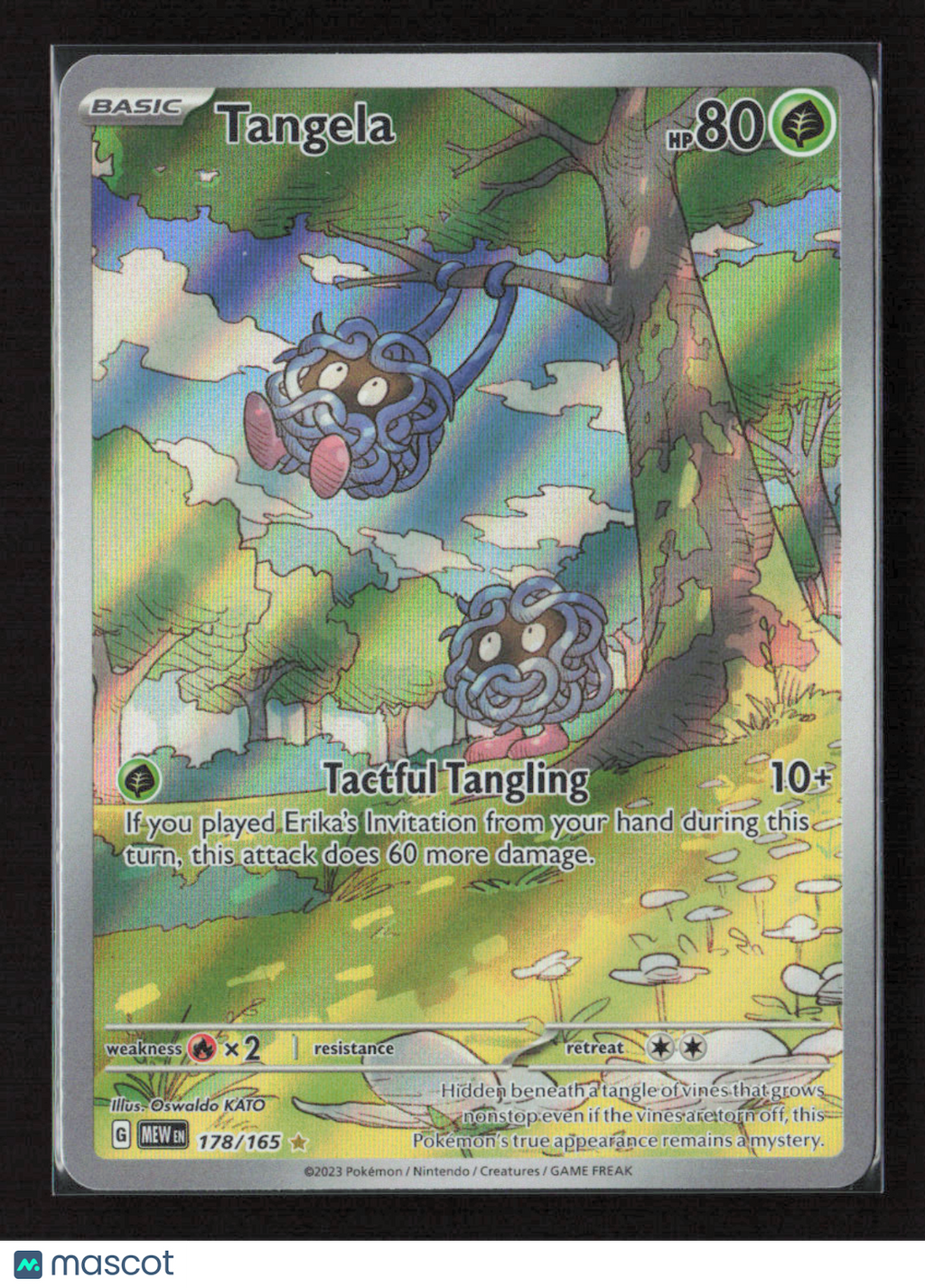 2023 Pokemon Tangela - 178/165 #178/165 Illustration Rare