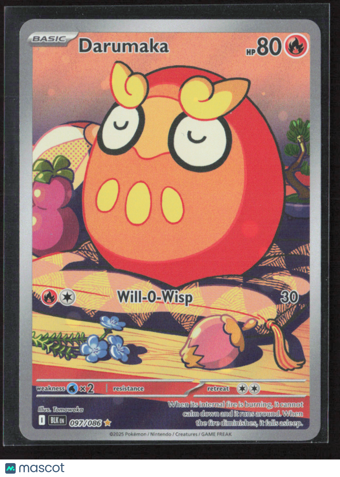 2025 Pokemon Darumaka - 097/086 #097/086 Illustration Rare