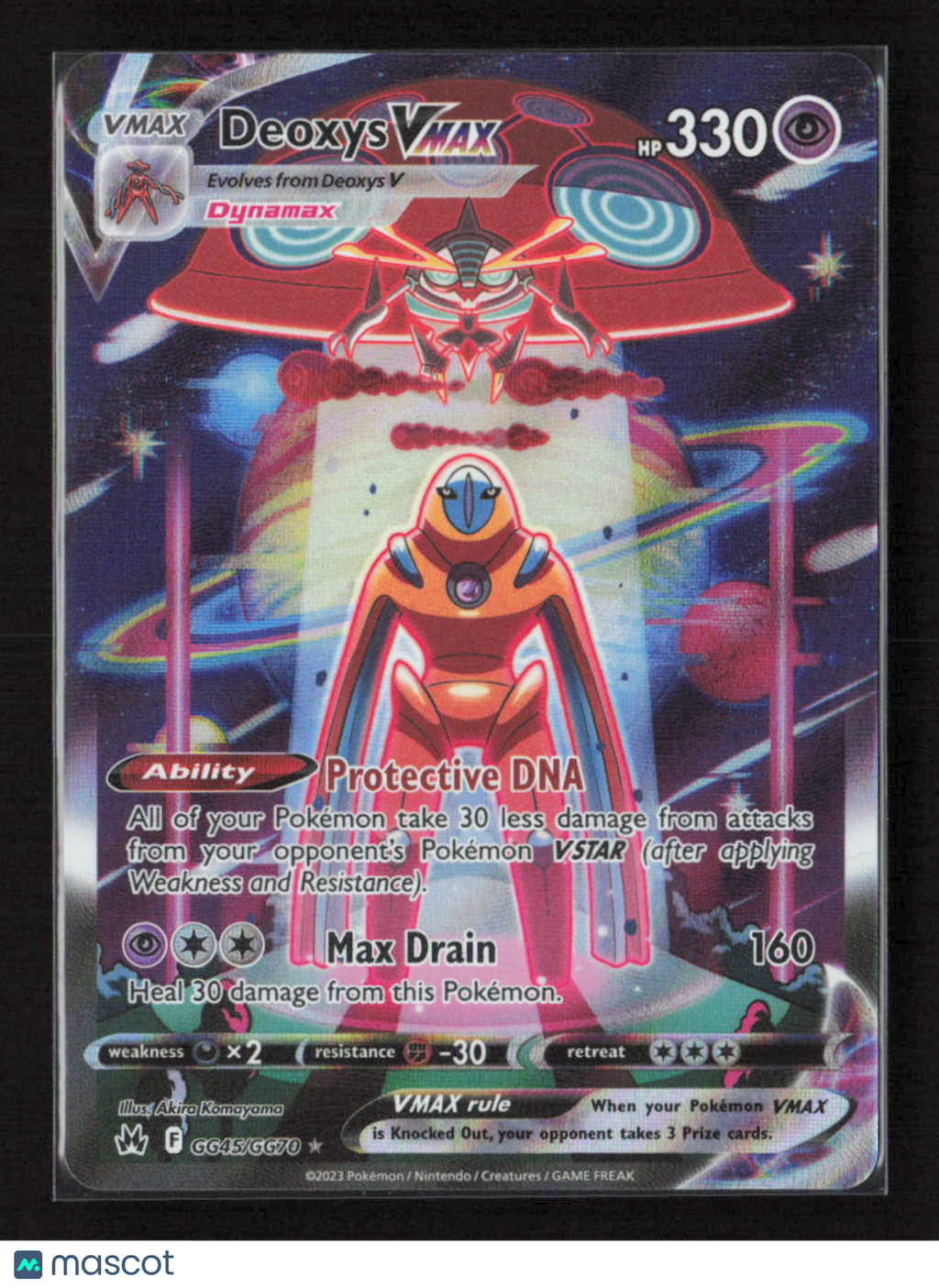 2023 Pokemon Deoxys VMAX #GG45/GG70 Ultra Rare
