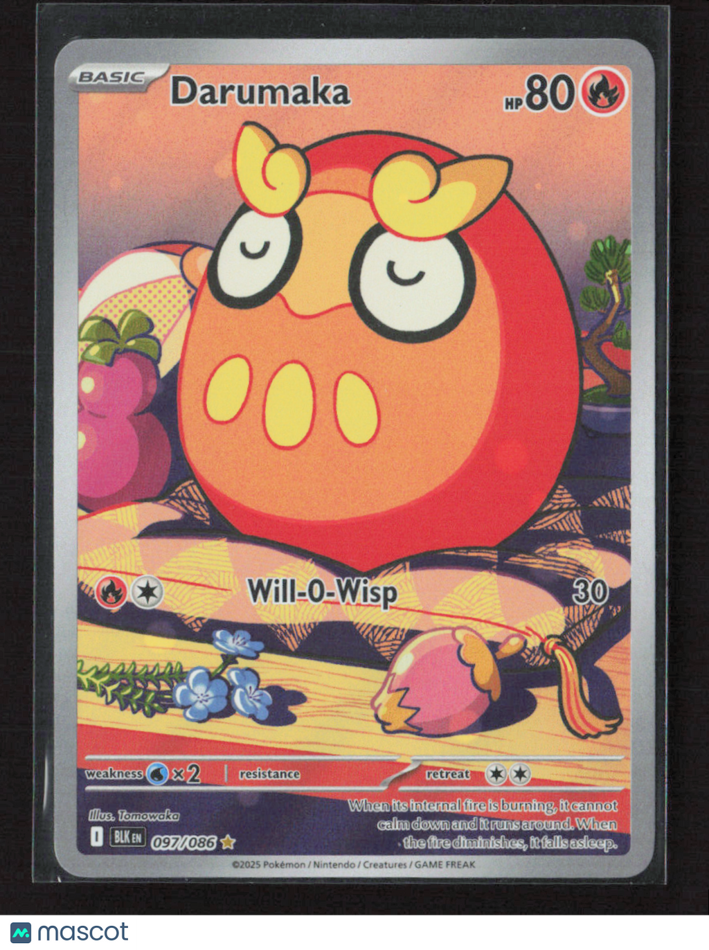2025 Pokemon Darumaka - 097/086 #097/086 Illustration Rare