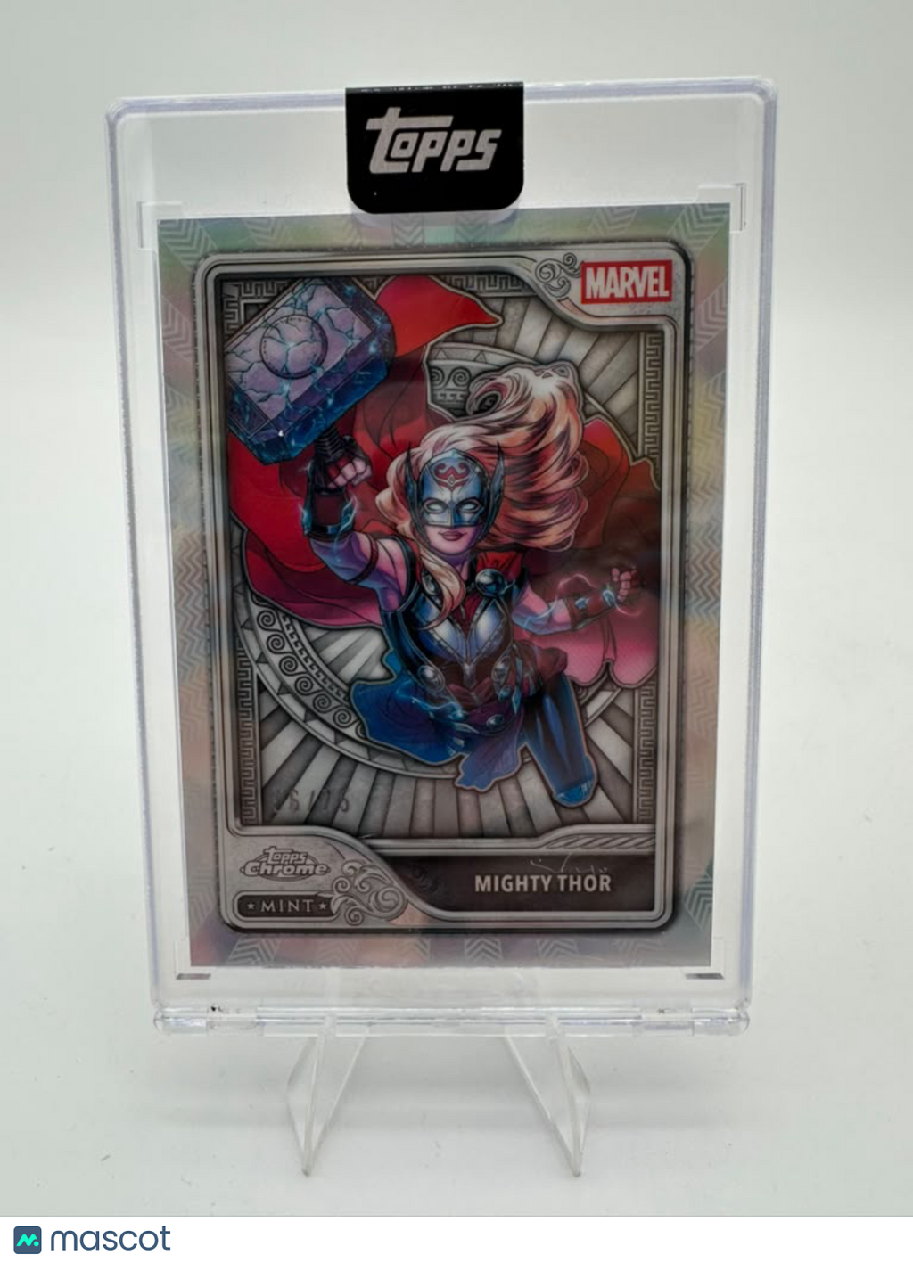 2026 Topps Chrome Mint Marvel Mighty Thor #54 Green Mint 56/75