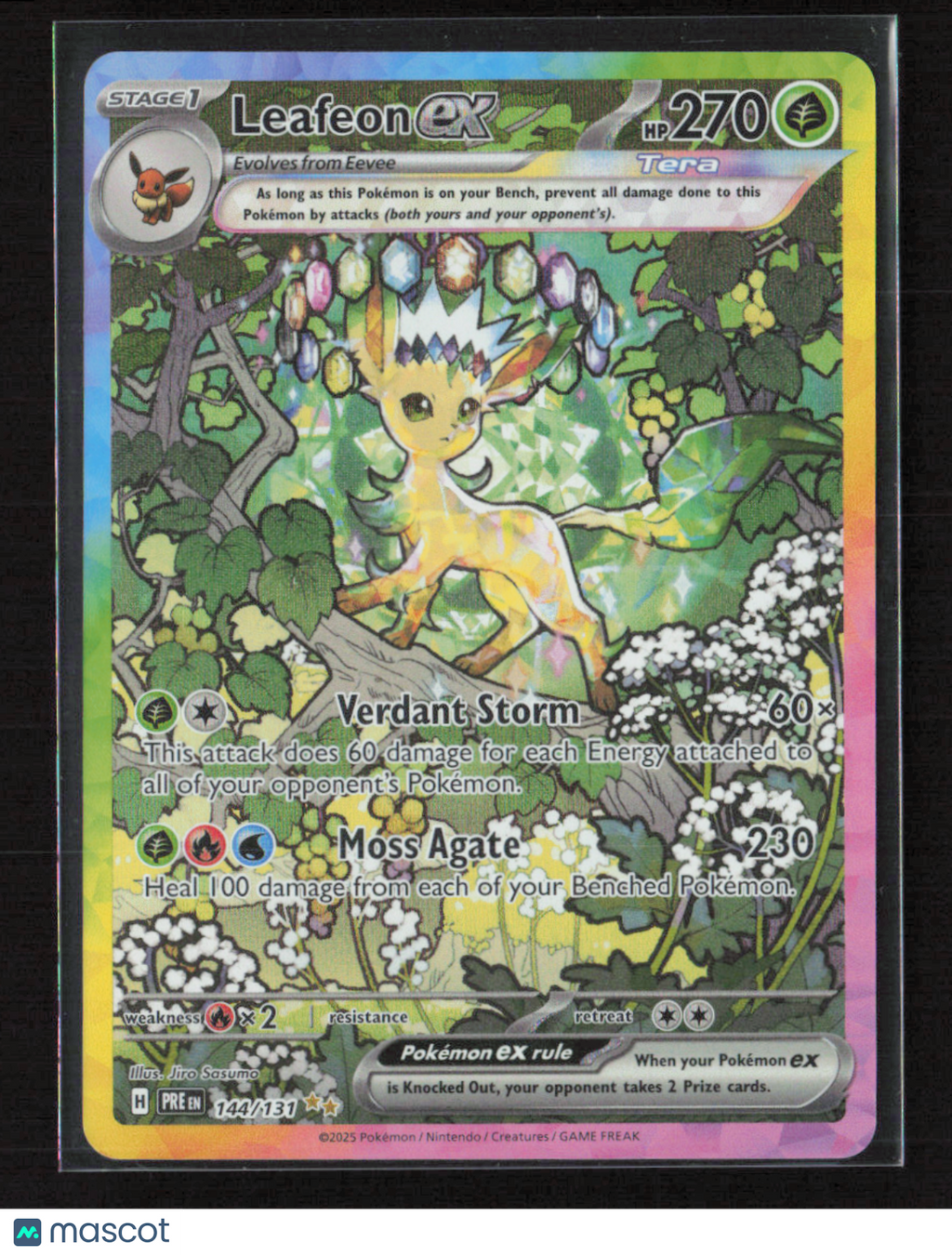 2025 Pokemon Leafeon ex - 144/131 #144/131 Special Illustration Rare